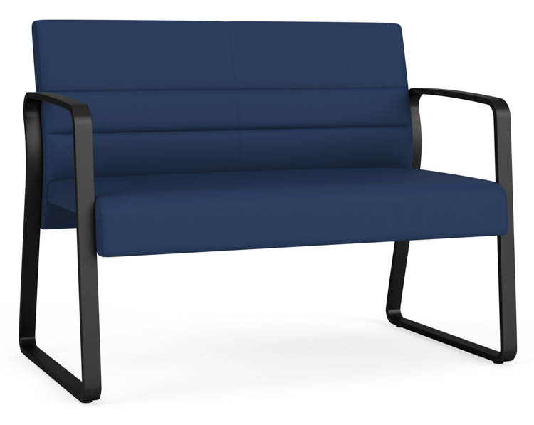 Polyurethane Loveseat Sled Base by Lesro