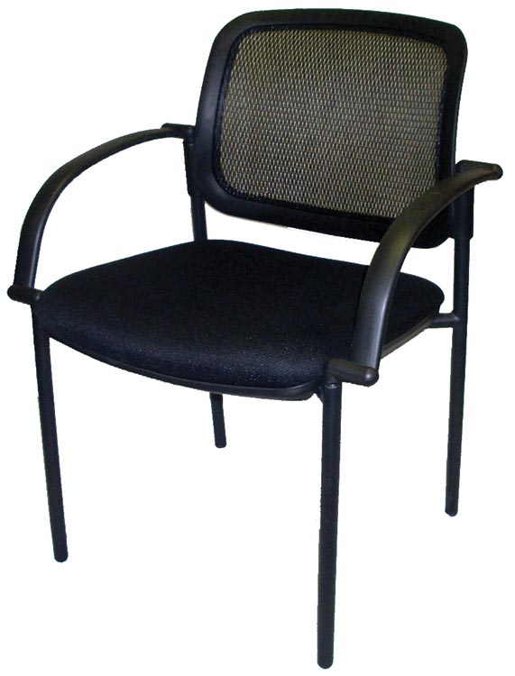 Mesh Back Guest Side Chair by Marquis