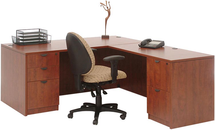 66" x 77" L Shaped Desk by Marquis