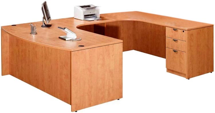 Double Pedestal U Shaped Desk by Marquis