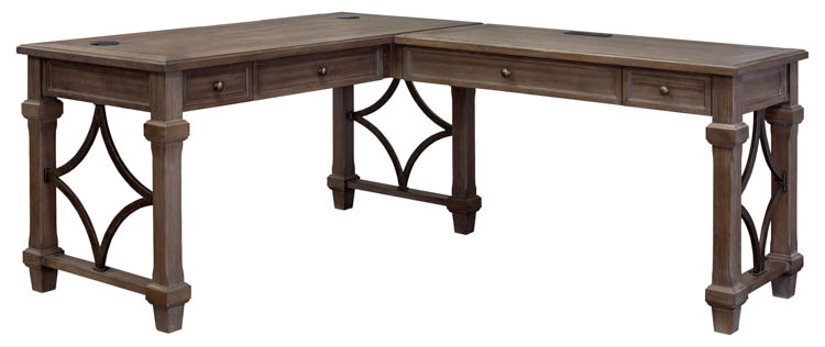 60in Open L-Shaped Desk by Martin Furniture