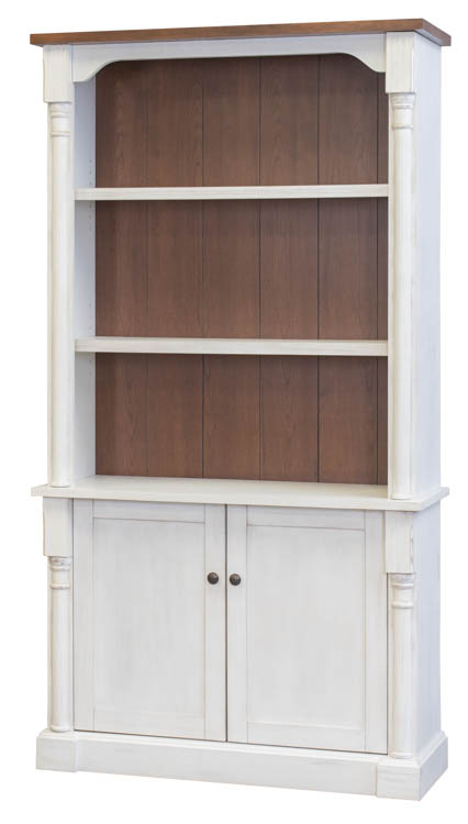 78in H Bookcase with Lower Doors by Martin Furniture