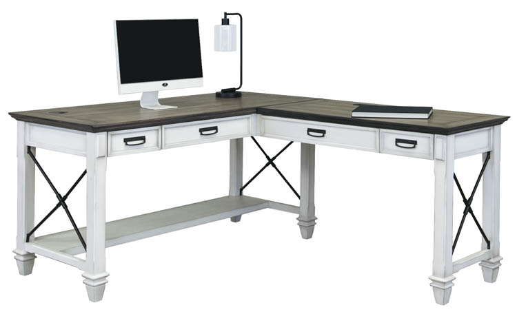 60in W Right Hand Facing Open L-Shaped Desk by Martin Furniture