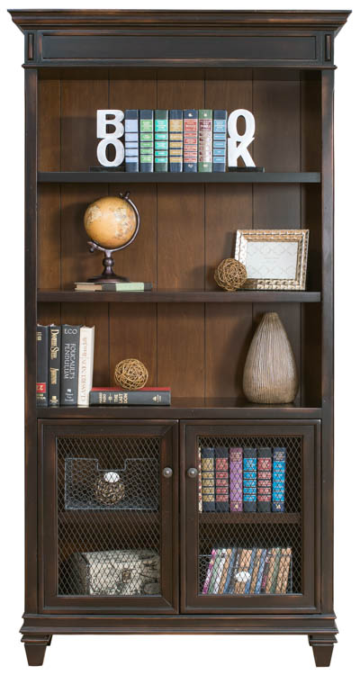 78in H x 40in W Bookcase with Lower Doors by Martin Furniture