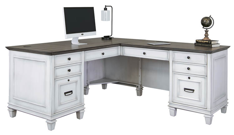 70in W Right Hand Facing L-Shaped Desk by Martin Furniture