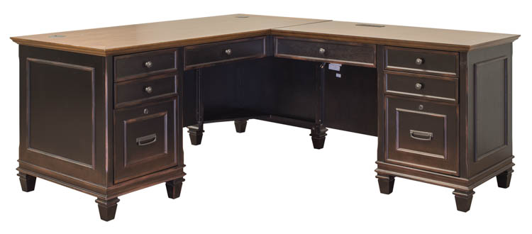 Right Hand Facing L-Shaped Desk by Martin Furniture