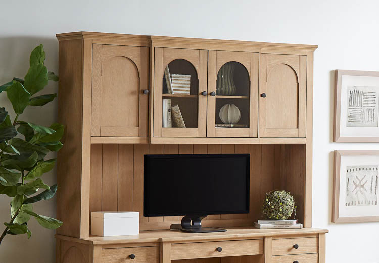 Hutch With Doors, Fully Assembled by Martin Furniture