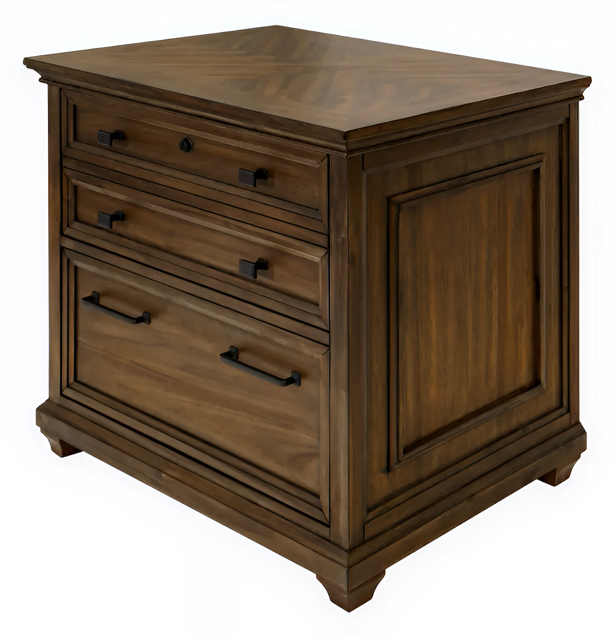 Lateral File Cabinet 34in W x 22in D x 30in H with 2 Ball-Bearing Drawers by Martin Furniture