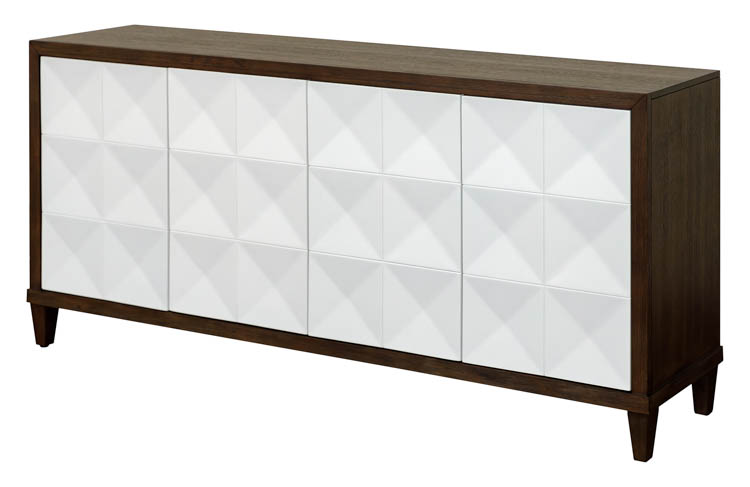 Modern Wood 70in Console with Doors - Fully Assembled by Martin Furniture