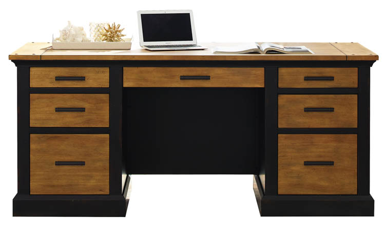 Double Pedestal Executive Desk by Martin Furniture