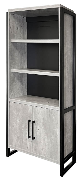 5 Shelf Bookcase with Doors by Martin Furniture