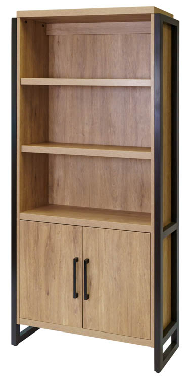 5 Shelf Bookcase with Doors by Martin Furniture