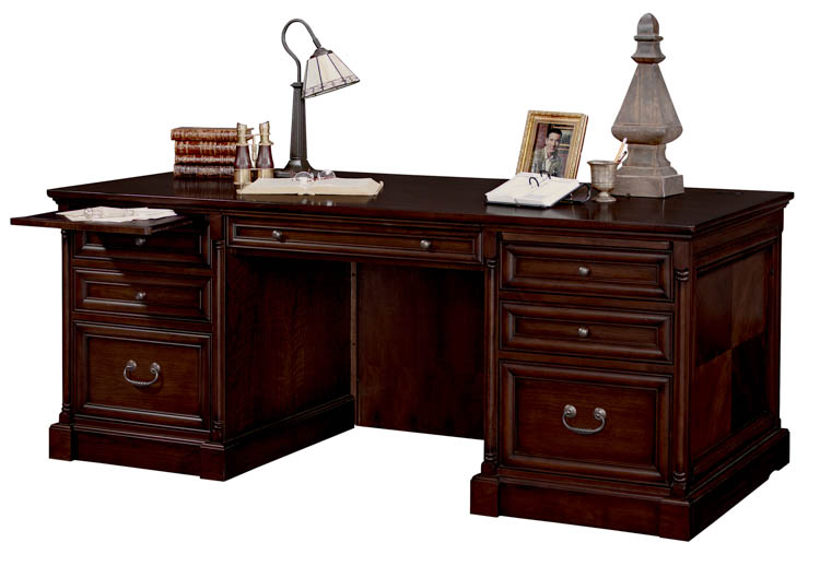 74" Double Pedestal Executive Desk by Martin Furniture