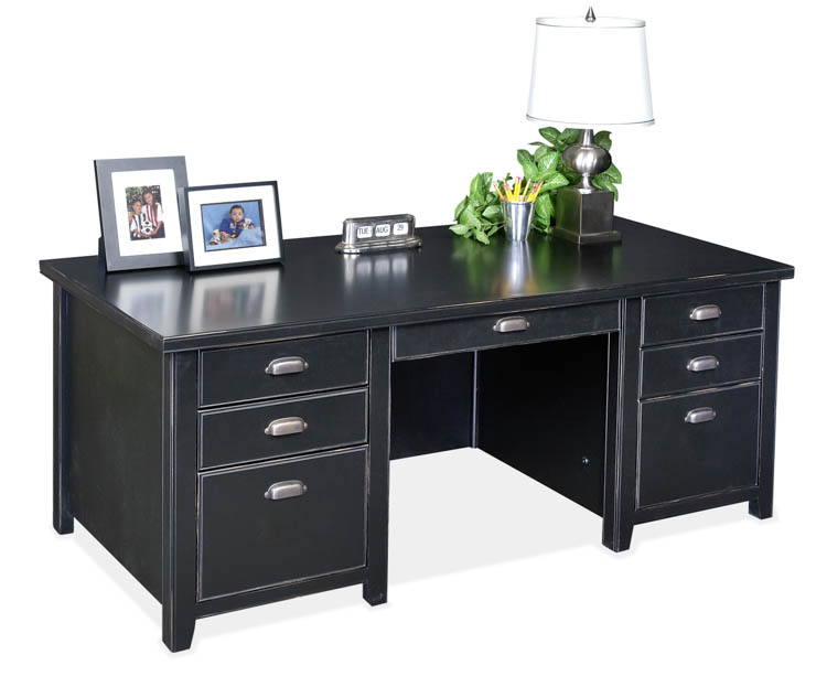 Double Pedestal Executive Desk by Martin Furniture
