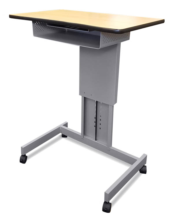 Mobile Focus XT Adjustable Height Desk with Book Box by Marvel