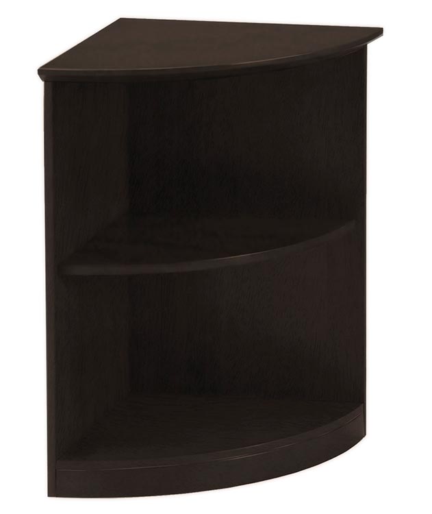 2 Shelf Quarter Round Bookcase by Mayline Office Furniture