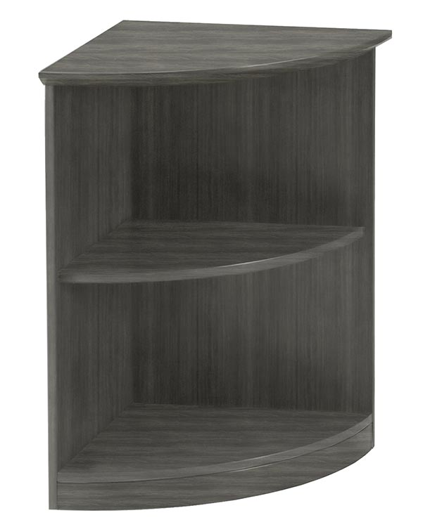 2 Shelf Quarter Round Bookcase by Mayline Office Furniture