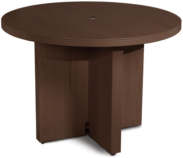 Aberdeen Series 42" Round Conference Table Mocha; TABLE TOP ONLY