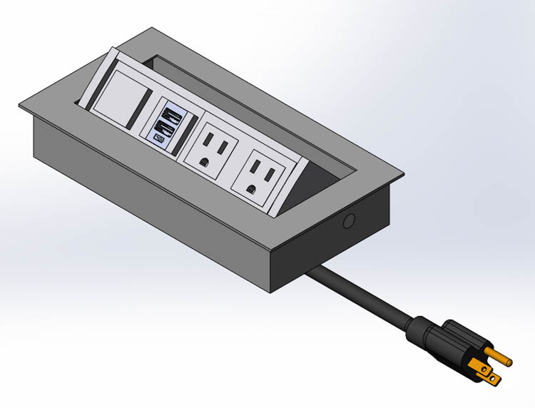 Power and Data Module by Mayline Office Furniture