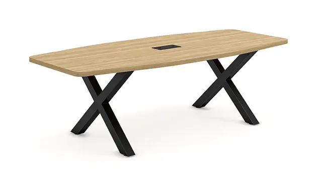 Conference Table 6ft Boat Shape by NDI Office Furniture in Aspen