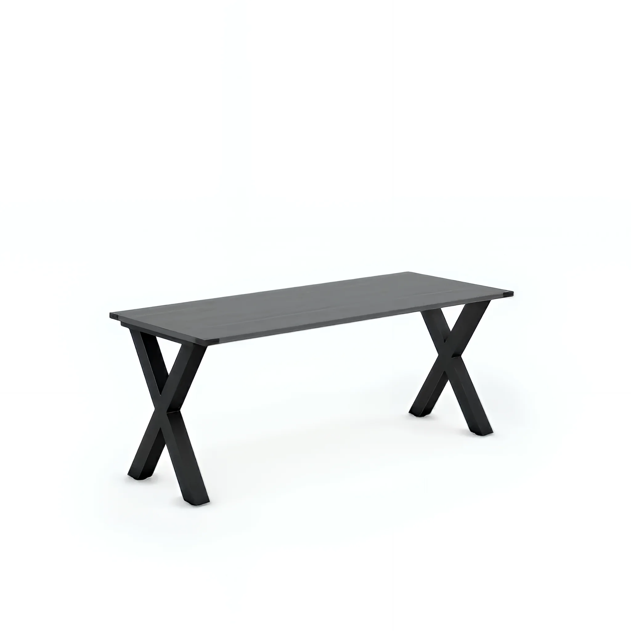 72in x 30in Desk by WFB Designs Ruxin Collection in Newport Gray