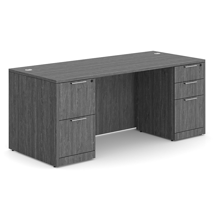 72in W Ã‚Â x 30in D Double Pedestal Desk by WFB Designs