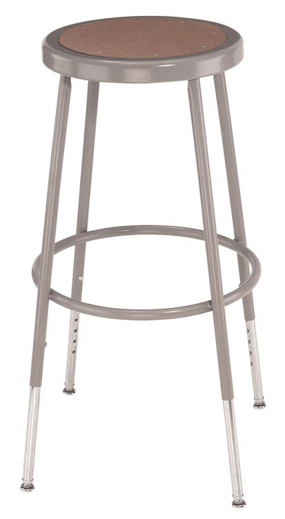 25"-33" Adjustable Height Stool by National Public Seating