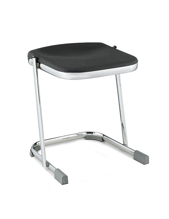 18" Stool with Blow Molded Seat by National Public Seating