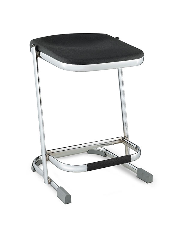 22" Stool with Blow Molded Seat by National Public Seating