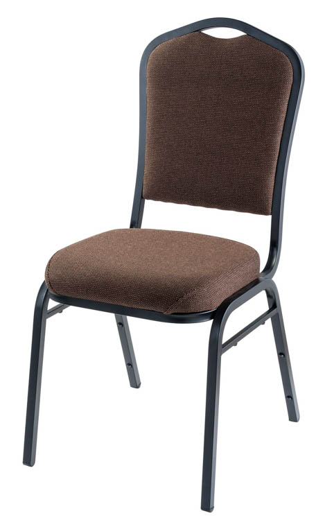 Fabric Padded Stack Chair by National Public Seating