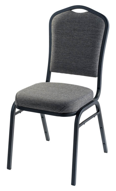 Fabric Padded Stack Chair by National Public Seating
