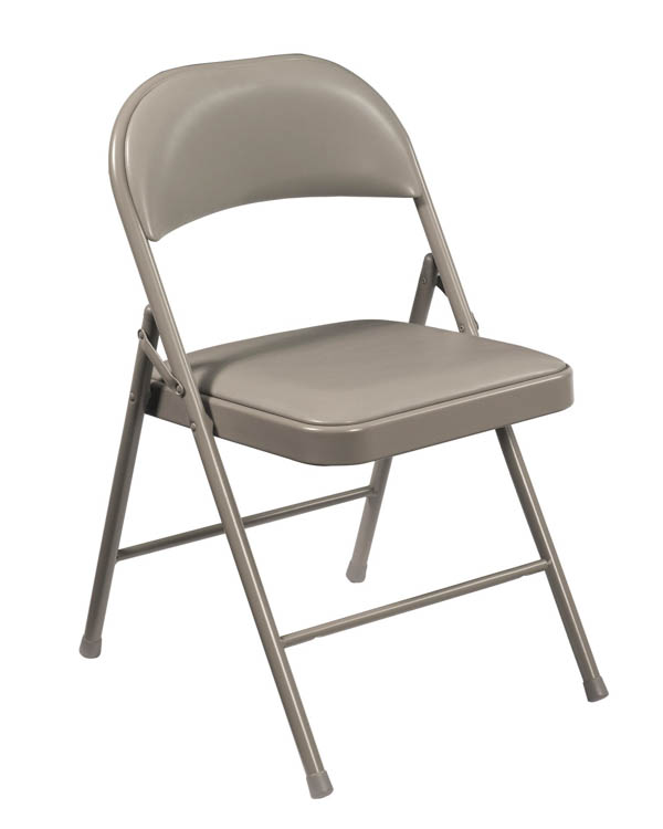 Vinyl Upholstered Commercialine Folding Chair by National Public Seating