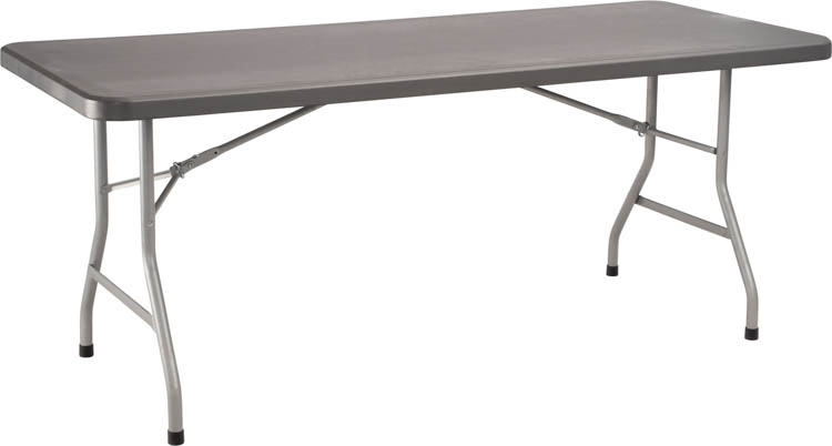 30in x 6ft Heavy Duty Folding Table by National Public Seating
