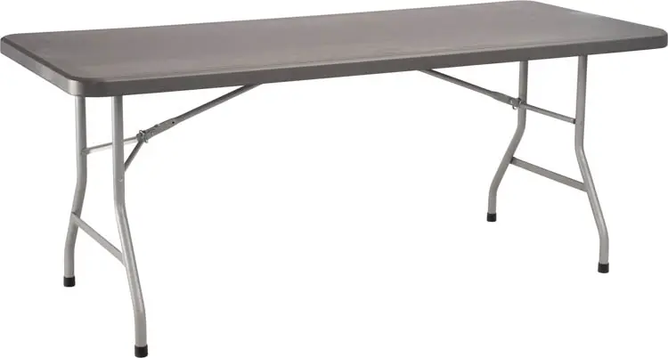 Folding Table Heavy Duty 72in W x 30in D x 30in H by National Public Seating