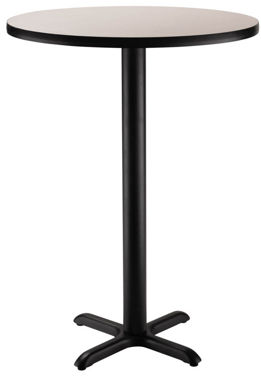 30in Round x 42in H - X Base CafÃƒÂ© Table by National Public Seating