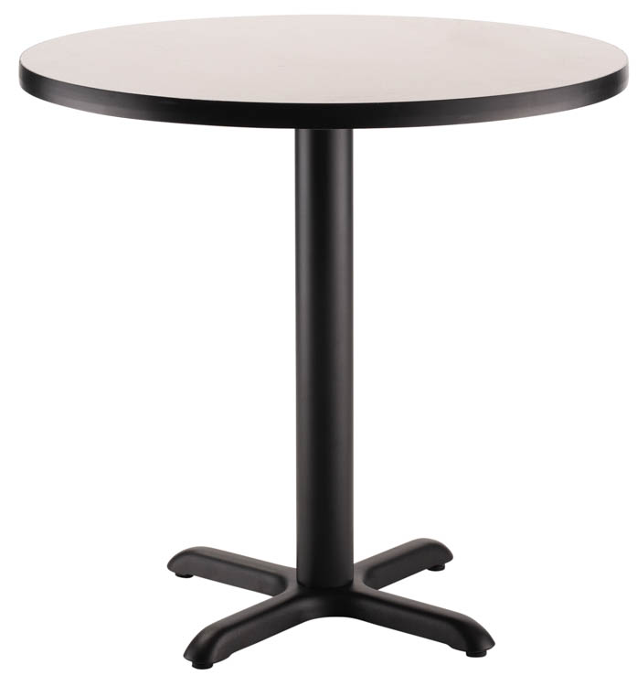 30in Round x 30in H - X Base CafÃƒÂ© Table by National Public Seating