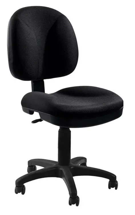 Armless Task Chair with Padded Seat by National Public Seating
