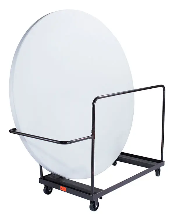 Table Truck 62in W x 28in D x 41in H with 10 Table Capacity by National Public Seating