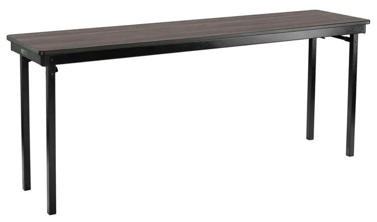 Folding Table 72in W x 18in D x 29in H by National Public Seating