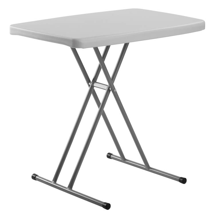 Height Adjustable Personal Folding Table by National Public Seating