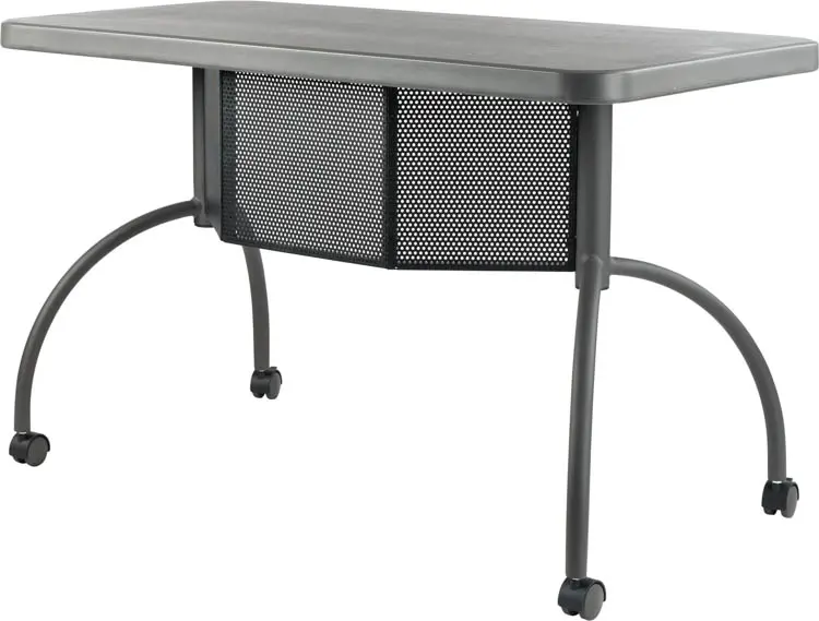 Teachers WorkPod Desk 48in W x 24in D with Modesty Panel by National Public Seating
