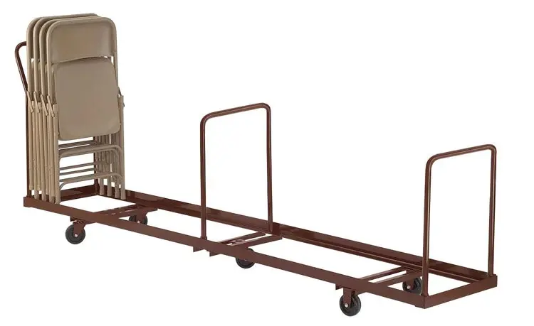 Folding Chair Truck 105in W x 19in D x 31in H with 50 Chair Capacity by National Public Seating