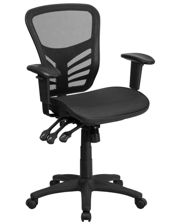 Mid-Back Mesh Multi-Function Swivel Chair by Innovations Office Furniture