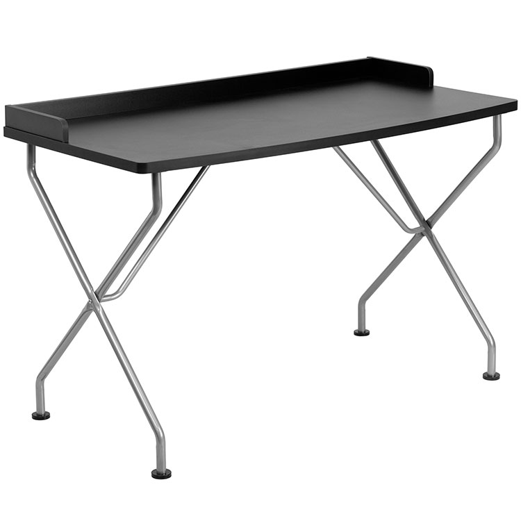 Computer Desk with Silver Frame by Innovations Office Furniture