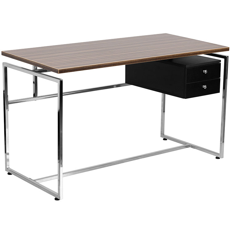 Computer Desk with Two Drawer Pedestal by Innovations Office Furniture