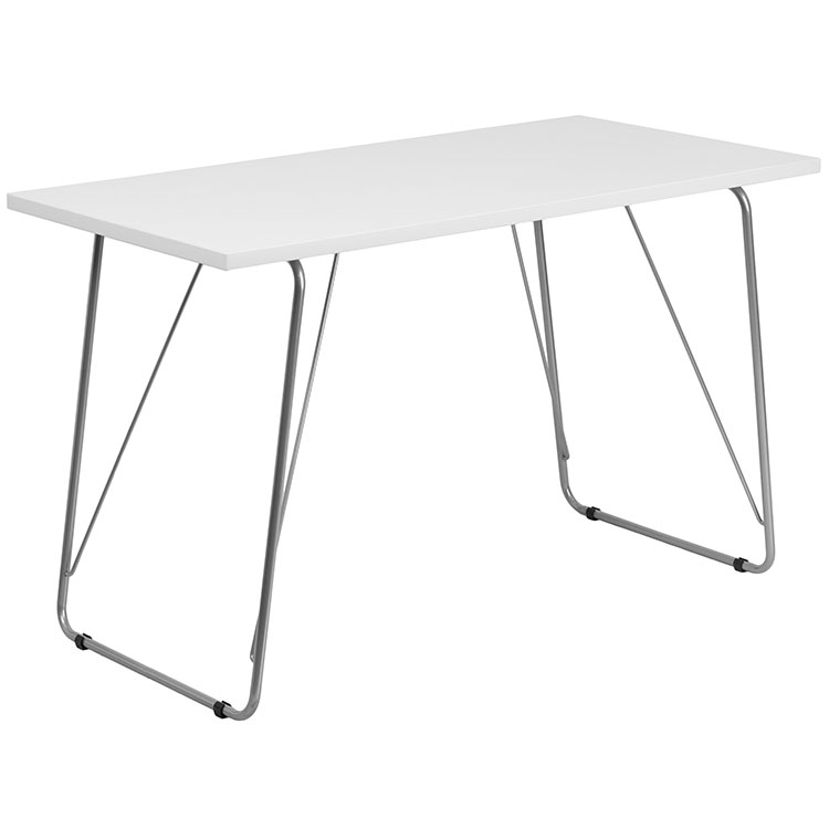 Computer Desk with Silver Frame by Innovations Office Furniture
