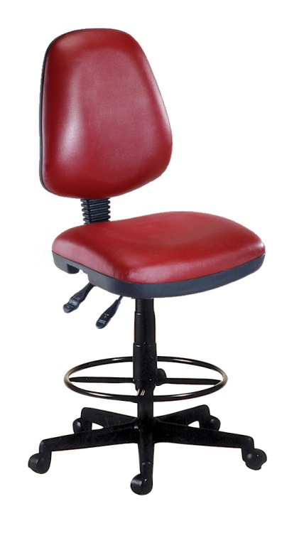 Vinyl Posture Task Stool by OFM