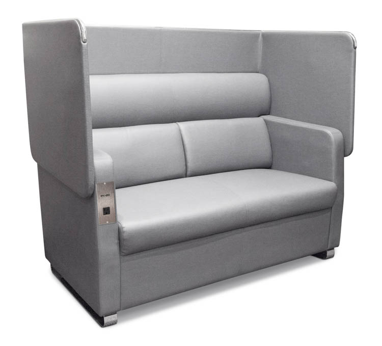 Morph Soft Seating Sofa with Privacy Panel by OFM