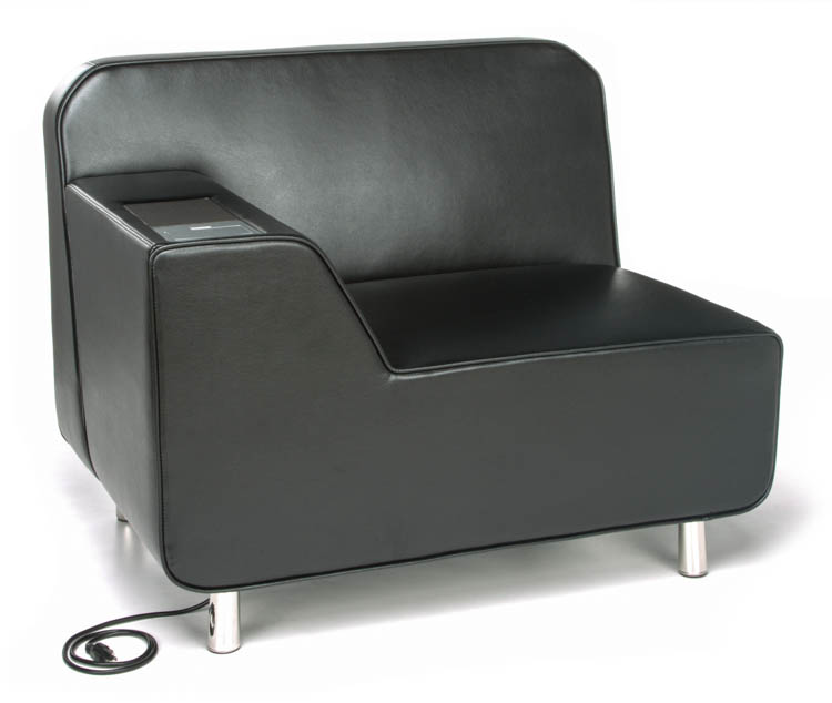 Right Arm Lounge Chair with Electrical by OFM