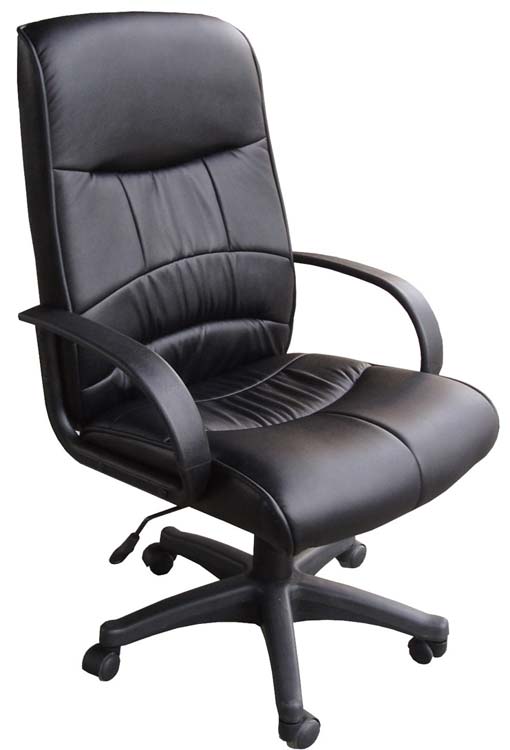 Leatherette Mid Back Chair by OFM